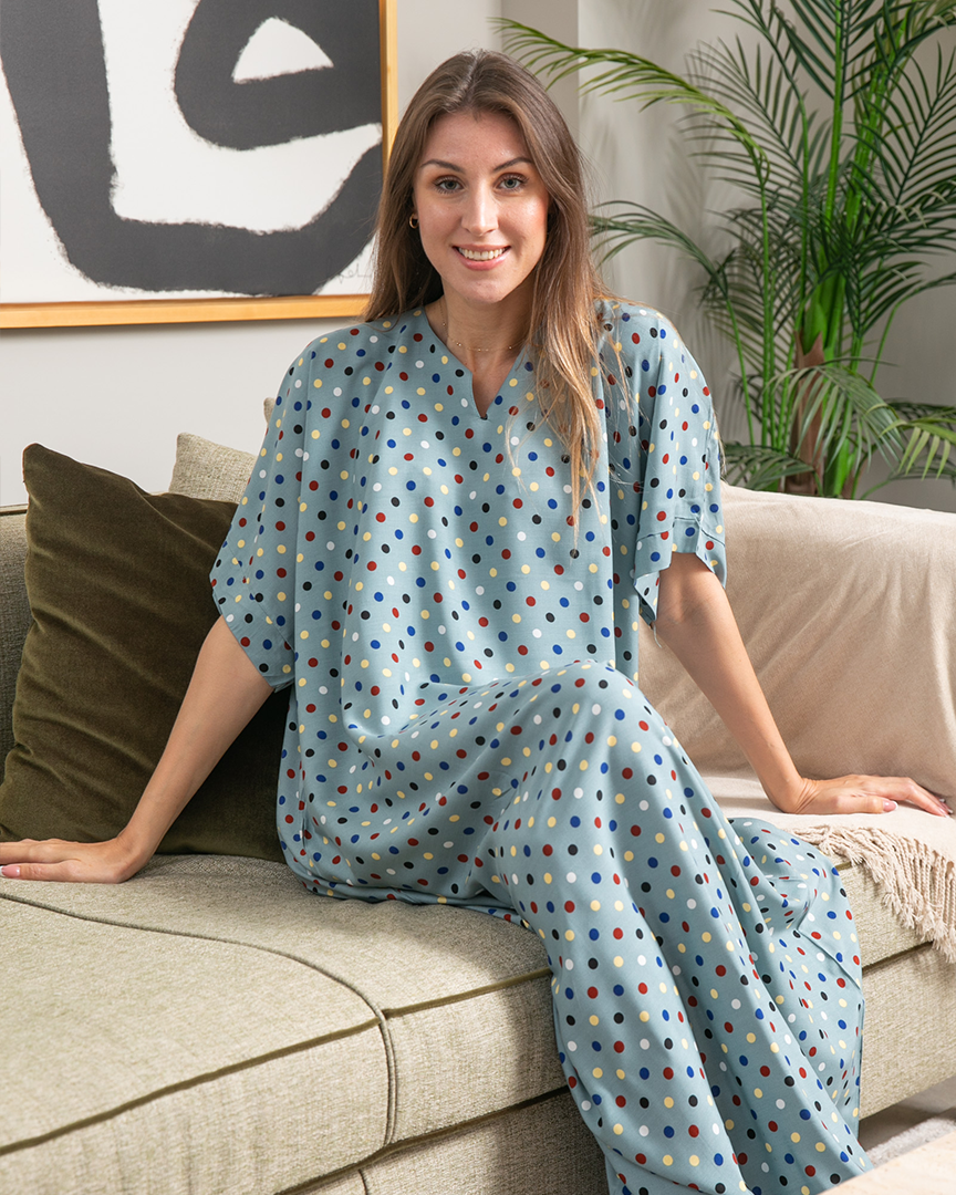 قميص فسكوز نص كم 79