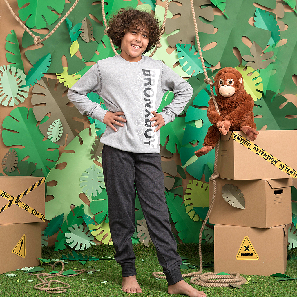 BRONX BOY Interlock pajamas for boys