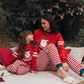 Santa is my holiday alarm Women's Christmas Pajamas