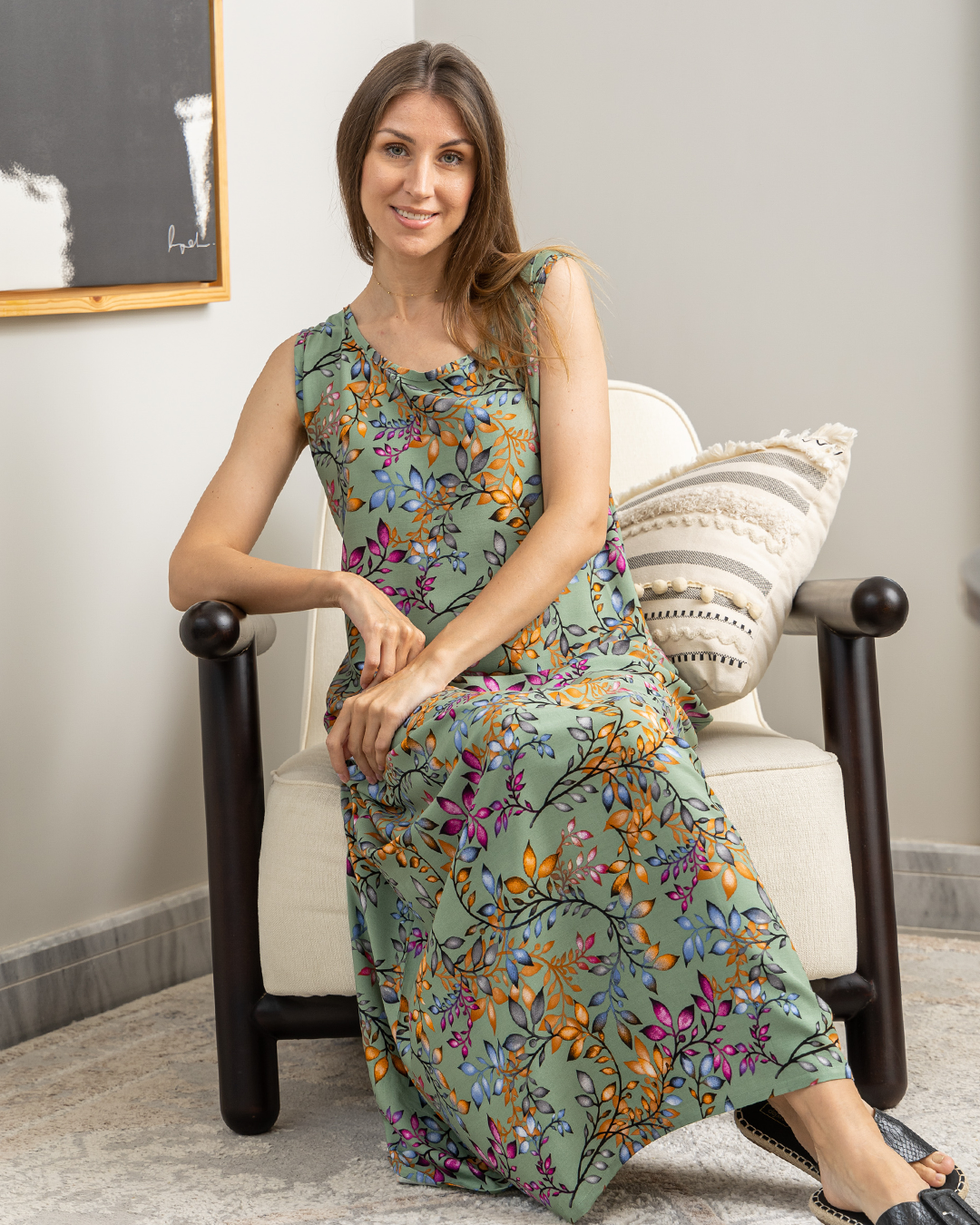 قميص فسكوز كت طويل 22