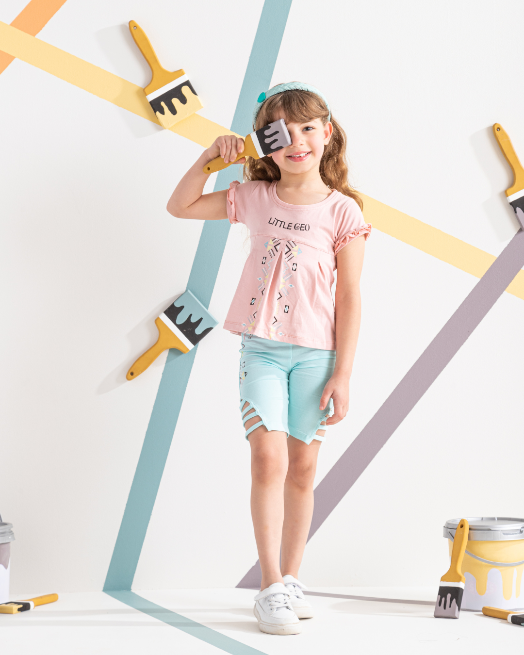 Little Geo, my girls' pajamas, and a pentacore