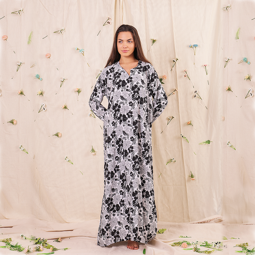 Shirt with a sleeve of 32, viscose floral