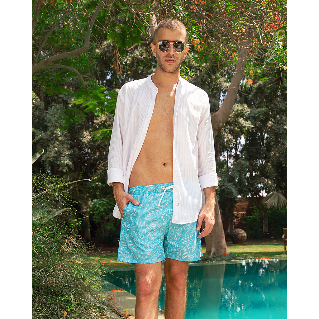 Men's printed swimsuit