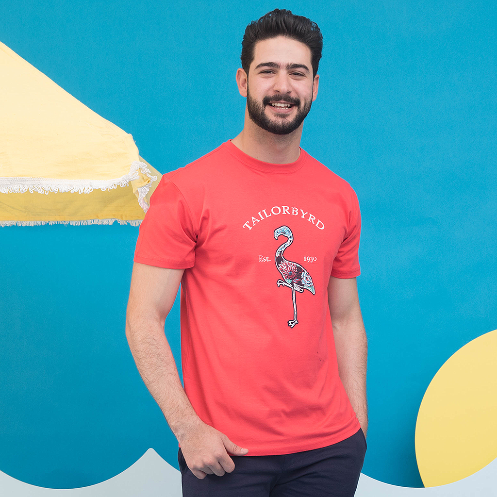 Pink flamingo T-shirt