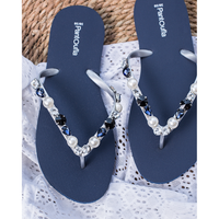 Women's slippers embroidered as a fancy accessory