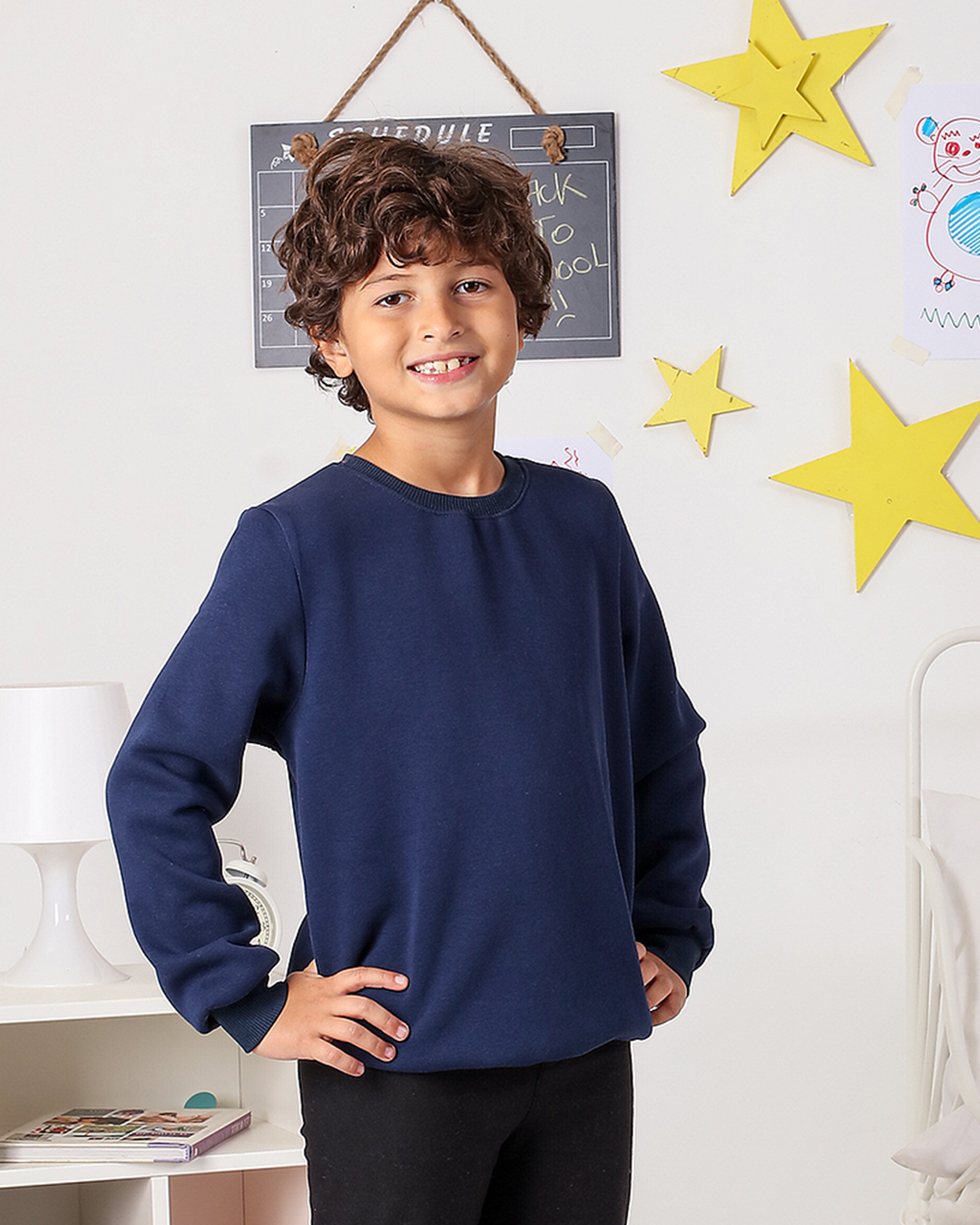 سويت تيشرت راوند اطفالي ساده