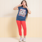 Girls GIRL POWER legging pajamas