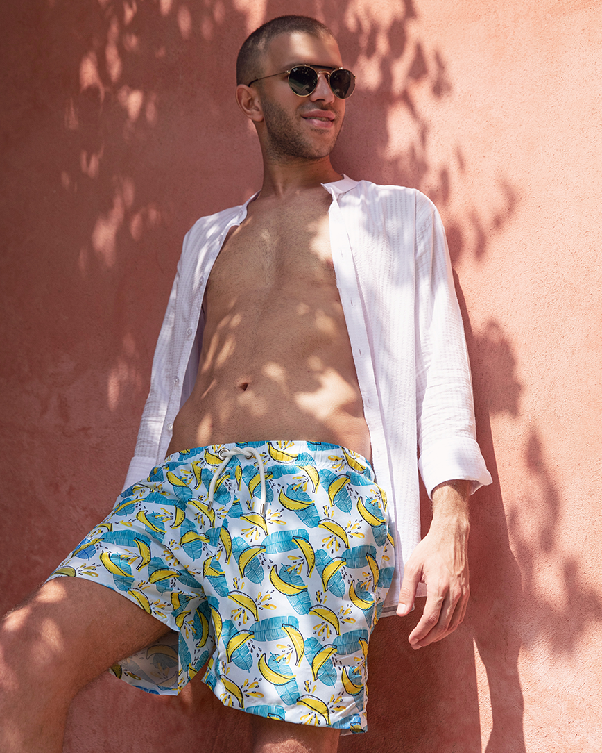 مايوه رجالي مطبوع