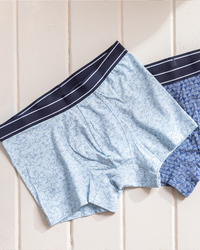 بوكسر رجالي مطبوع موج بحر