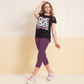 Girls GIRL POWER legging pajamas