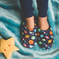 My children's slipper is space