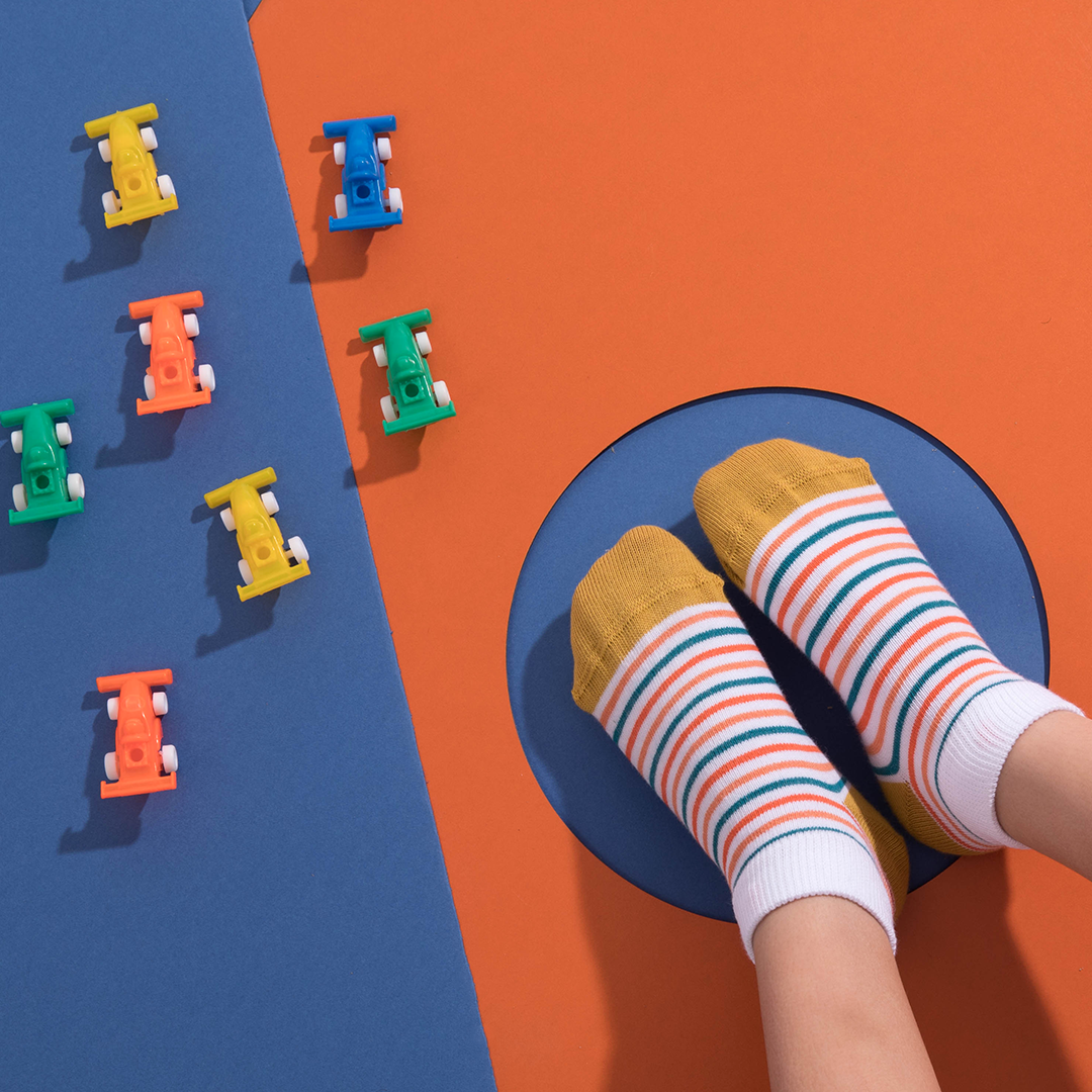 Baby Socks Half Socket Lycra Pack 3