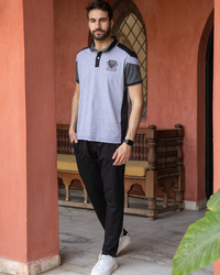 RACER CREWS Men's button-down pajamas