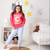 DONUTS Girls' pajamas round