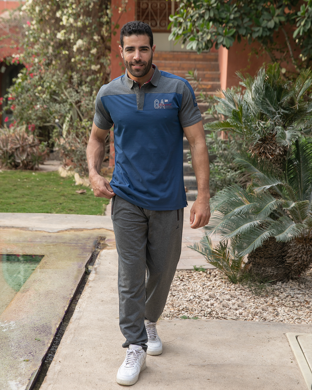 LV بيجامه رجالي زراير