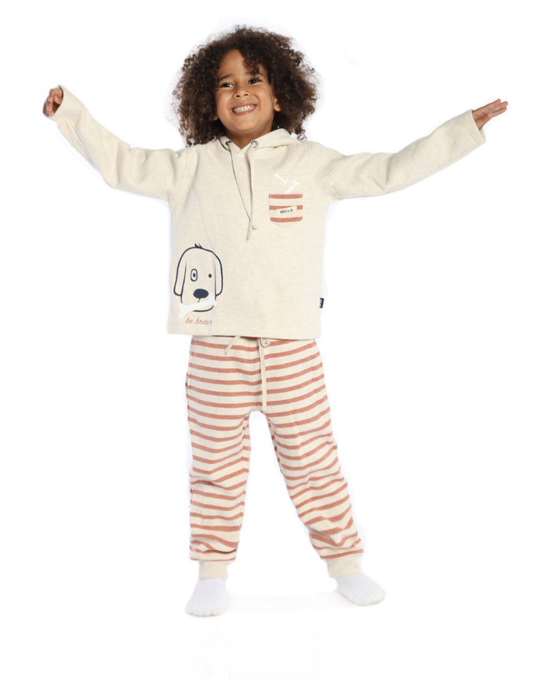 strips co baby boys printed set