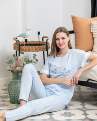 Feeling Good بيجامه حريمي زراير  بنطلون