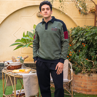 Fitted cashmere terry