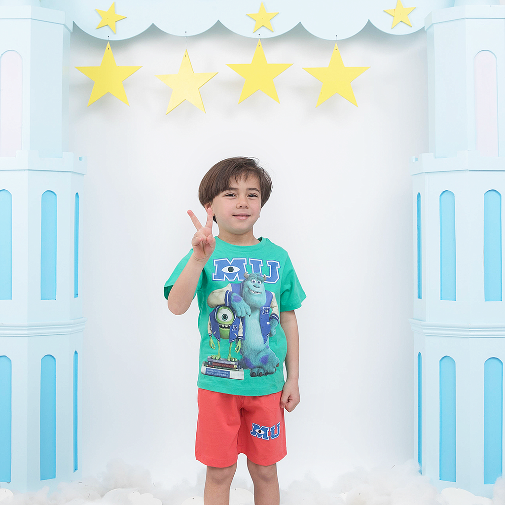 monster boys pajamas shorts 
