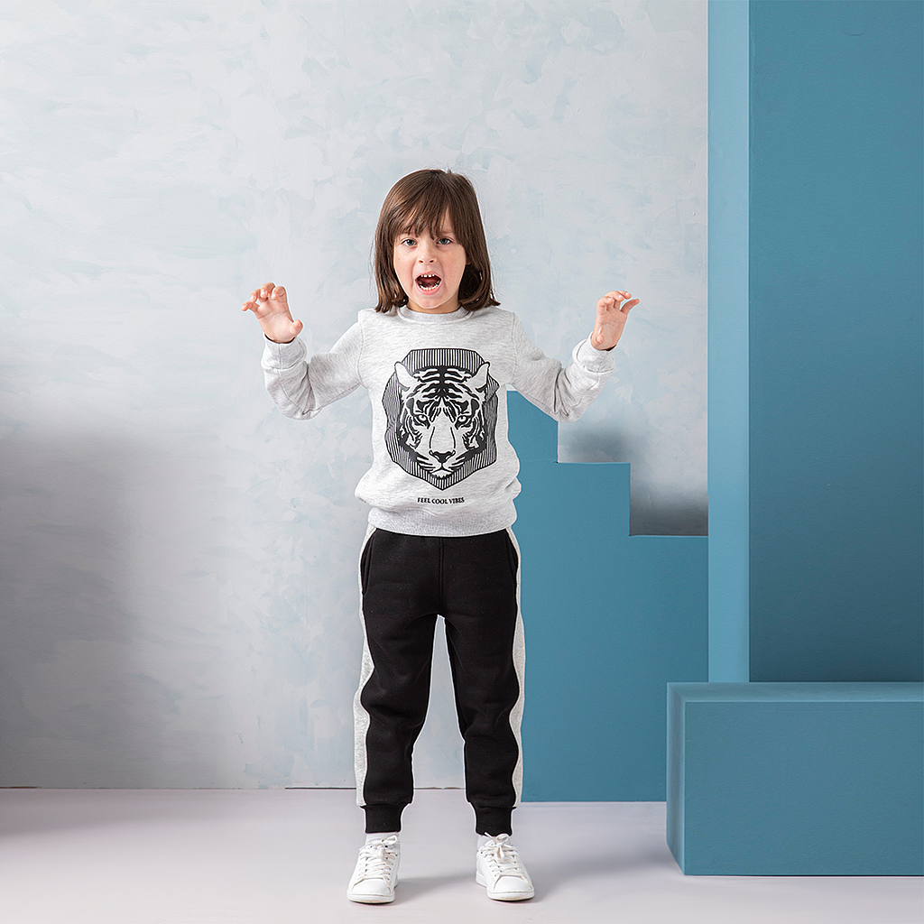 My boys' pajamas, Tiger 