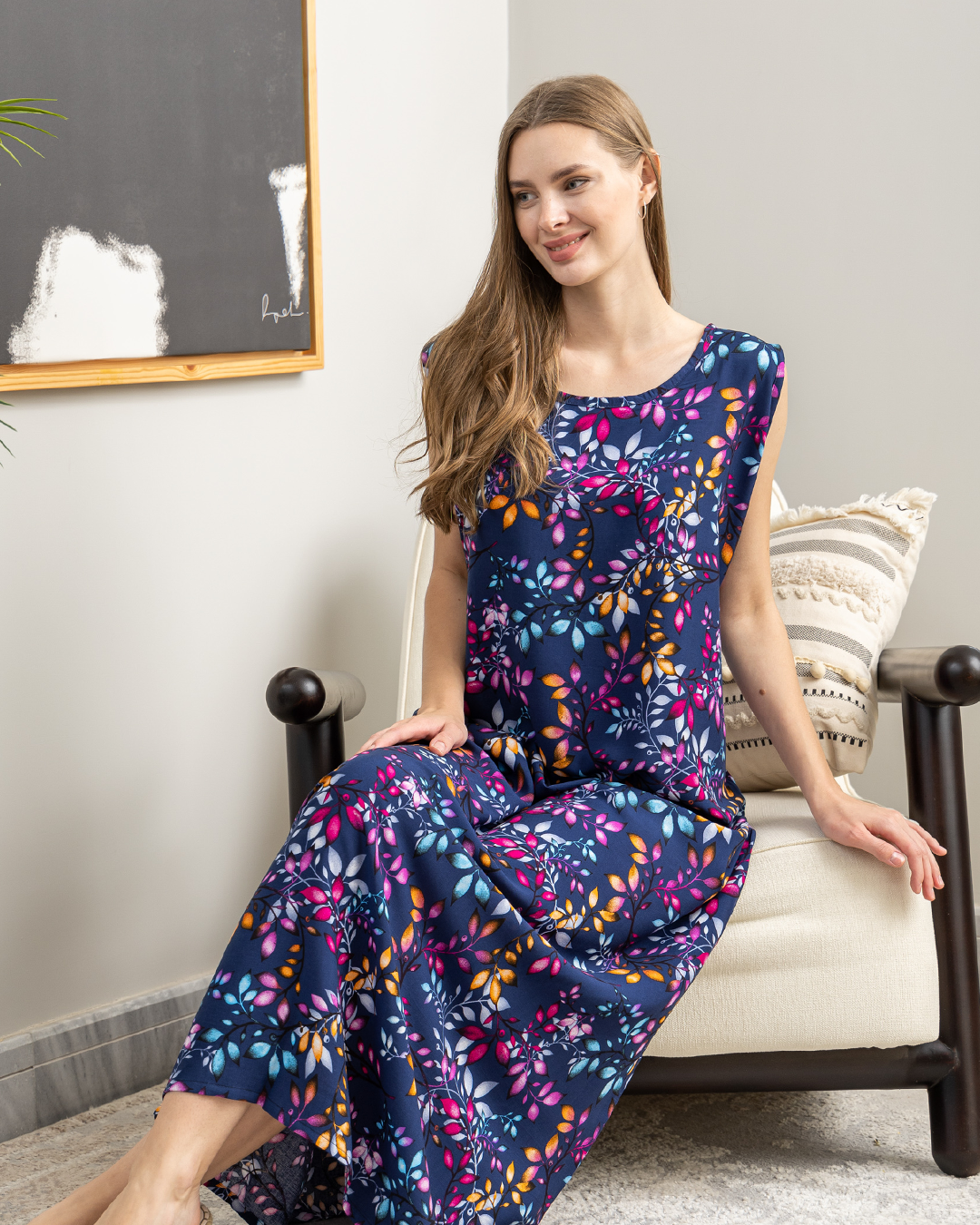 قميص فسكوز كت طويل 22