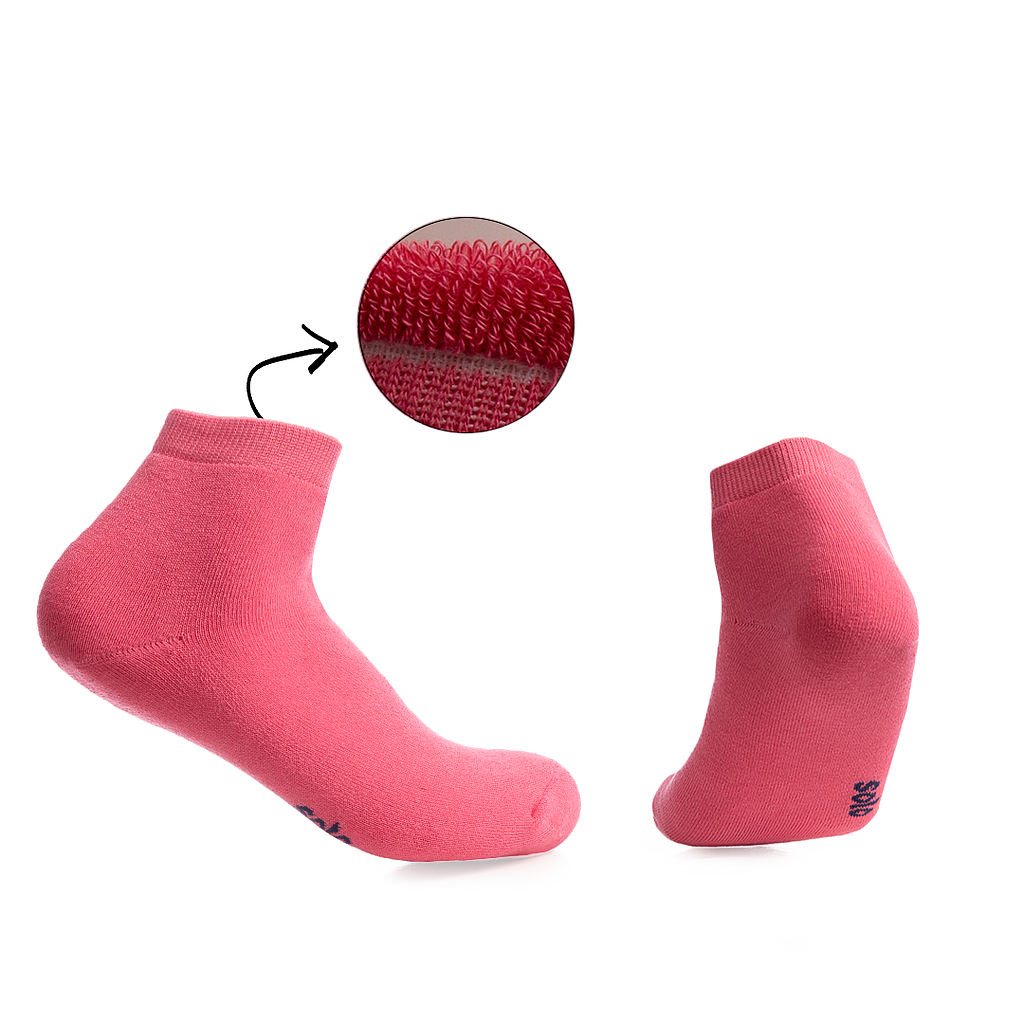 Women Solo Half Socket Socks Full Towel