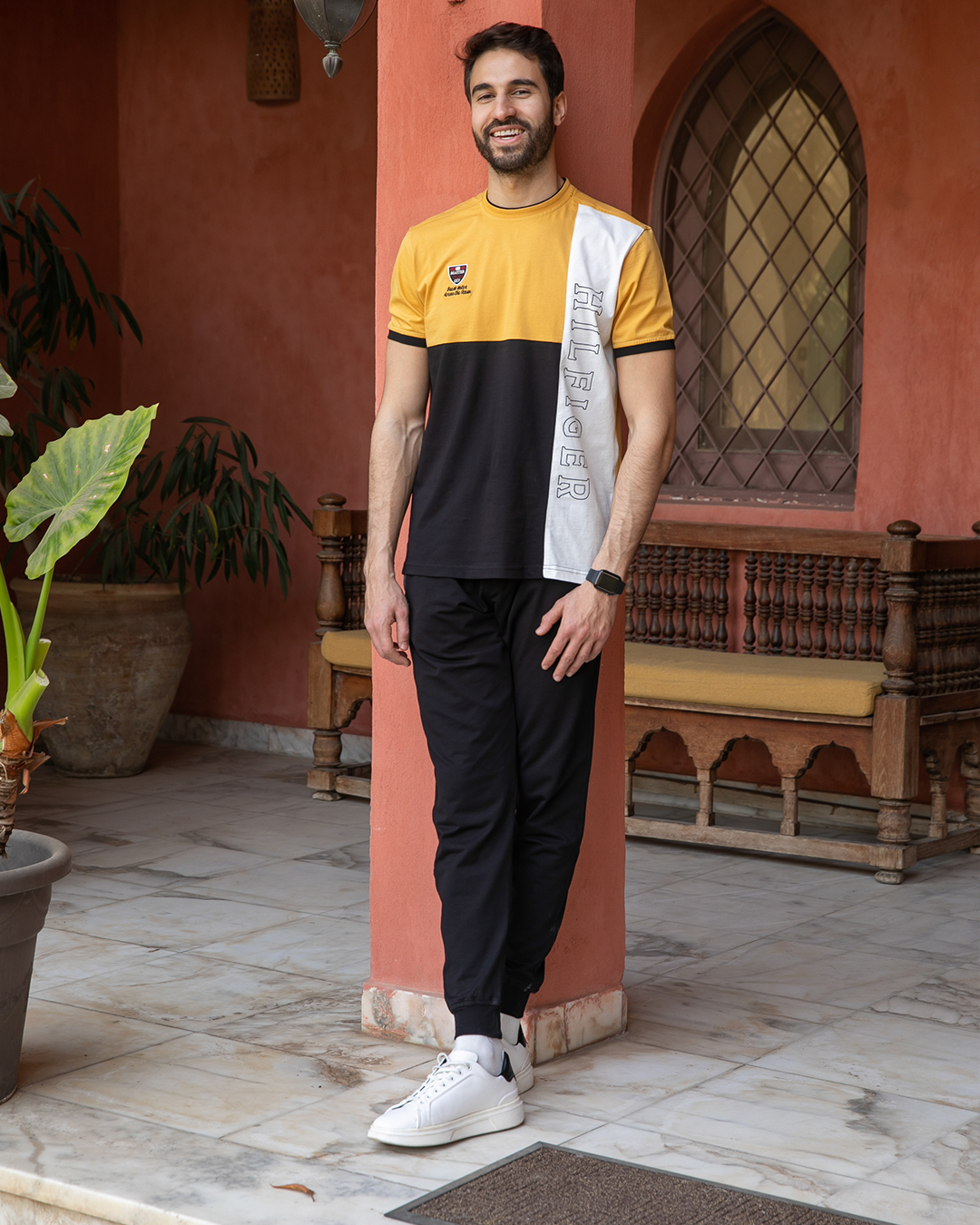 HILFIGER men's rhubarb pajamas