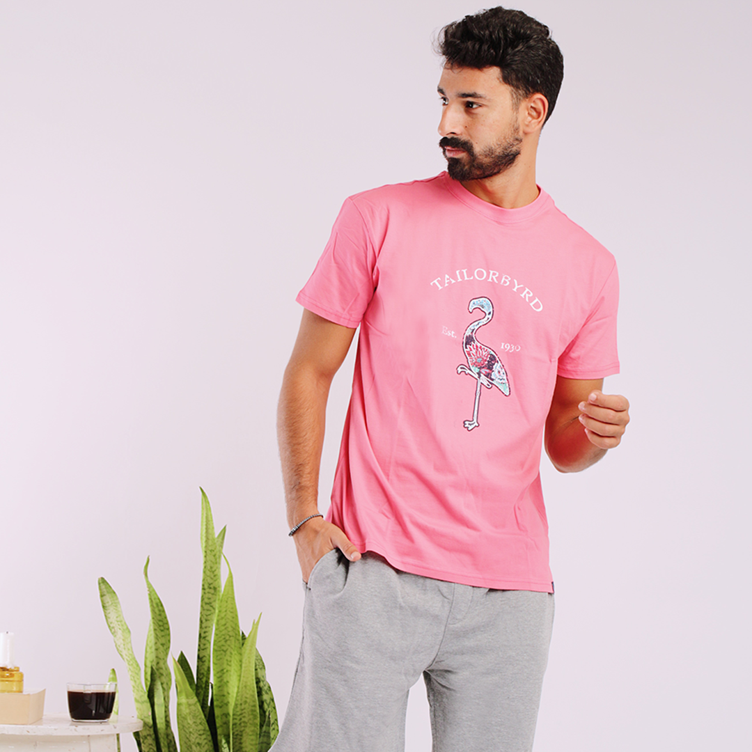 Pink flamingo T-shirt