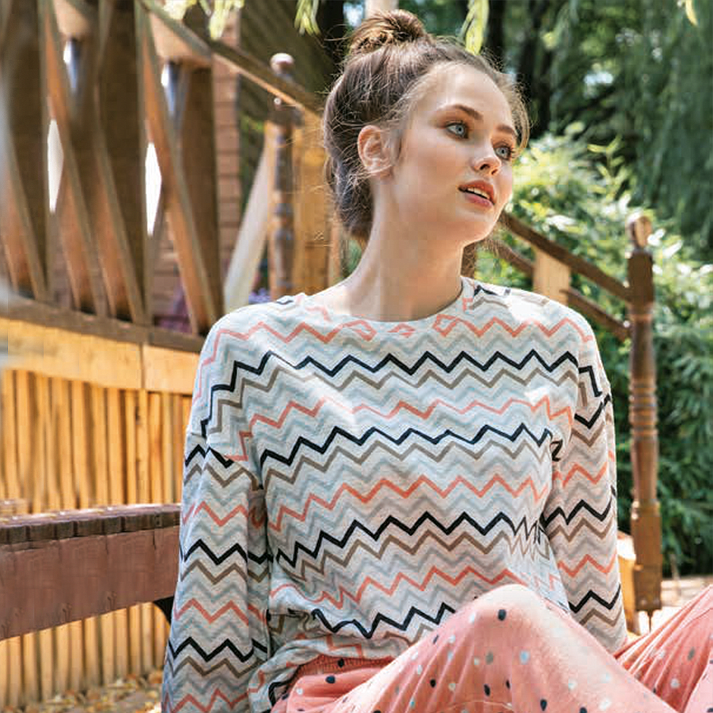 Zigzag women's pajamas