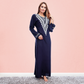 Viscose embroidered triangle H abaya 