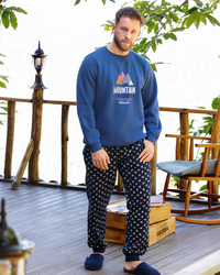 Mountain Explore Men's Melton*Melton Print Pajamas