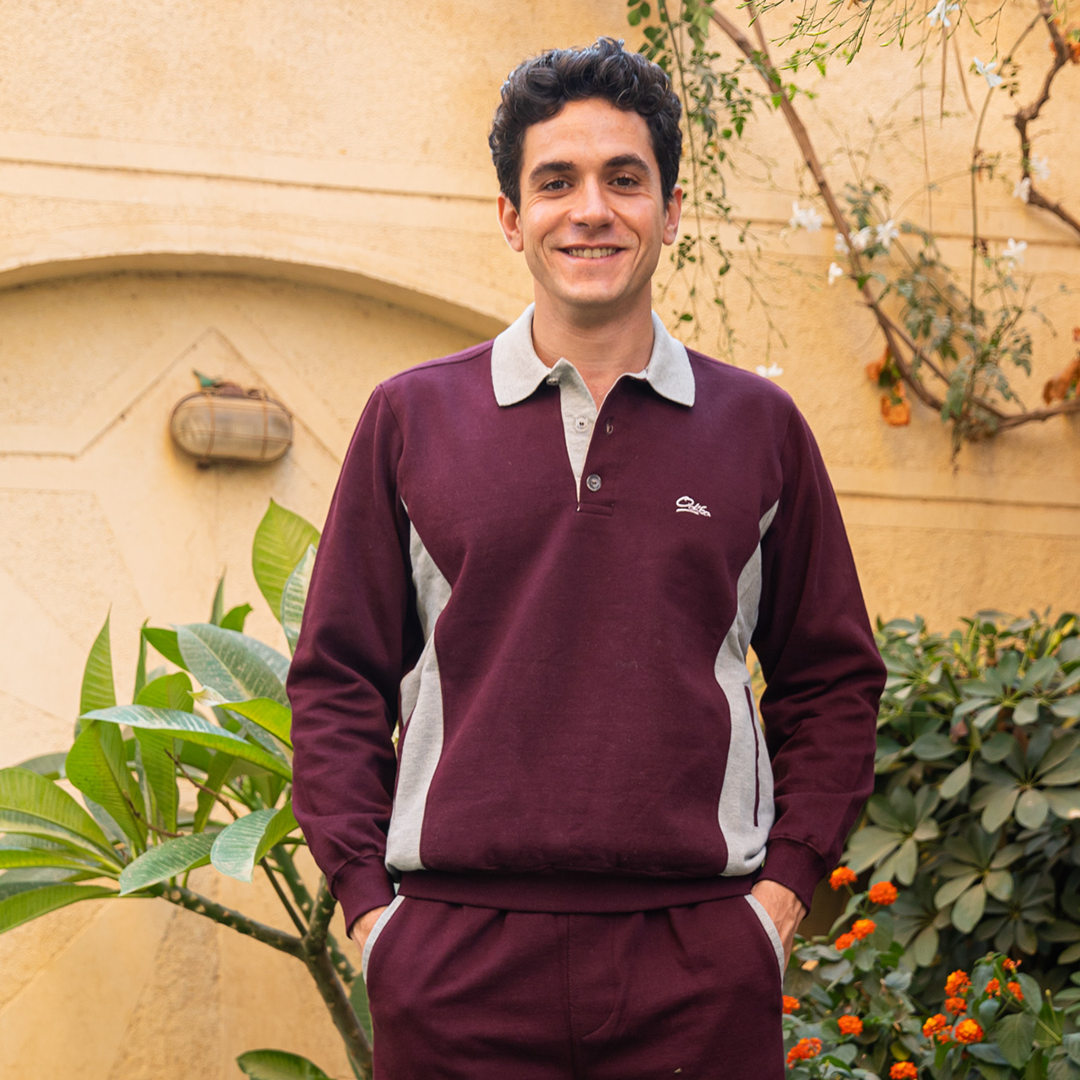 Turning collar with buttons 