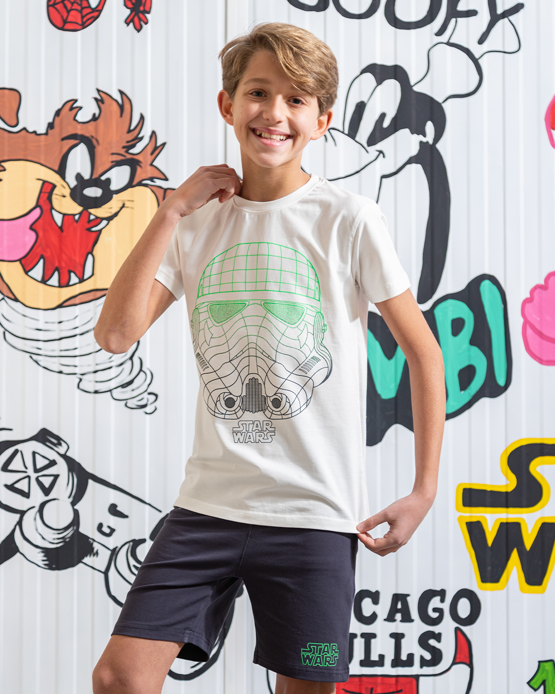 MARVY STAR WARS MASK بيجامه اولادي