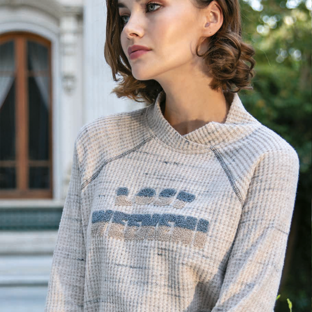 LOST WEEKENI Women's Knitted Pajamas 