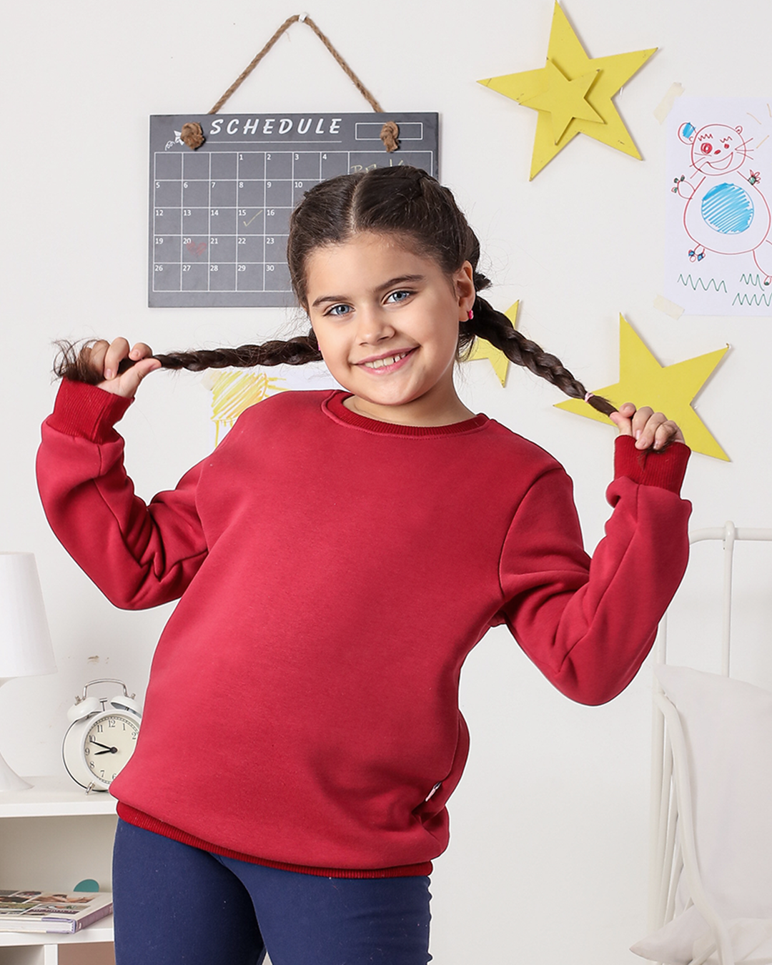 سويت تيشرت راوند اطفالي ساده