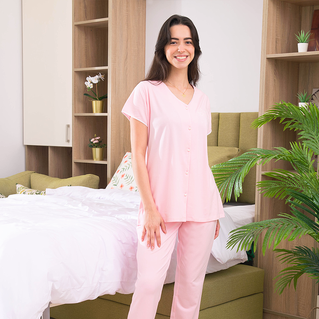 Bonne nuit بيجاما بنطلون سبعه بجبير