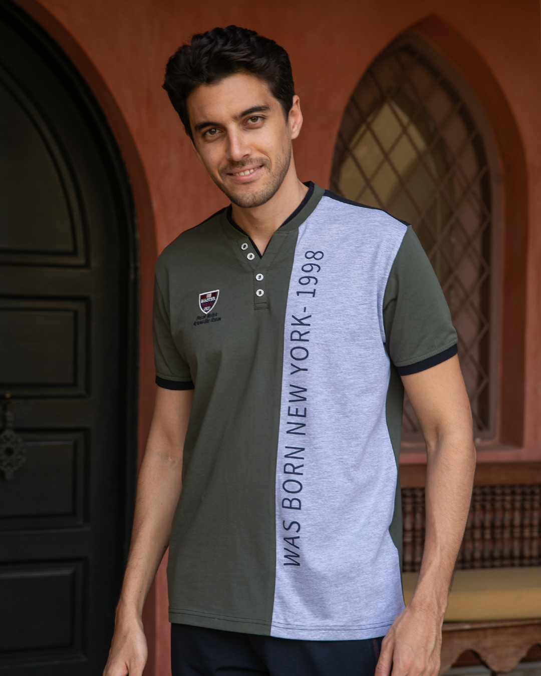 NEW YORK - 1998 V بيجامه رجالي زراير