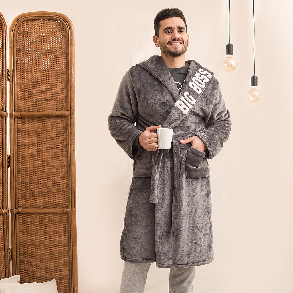 BIG BOSS روب رجالي ساده