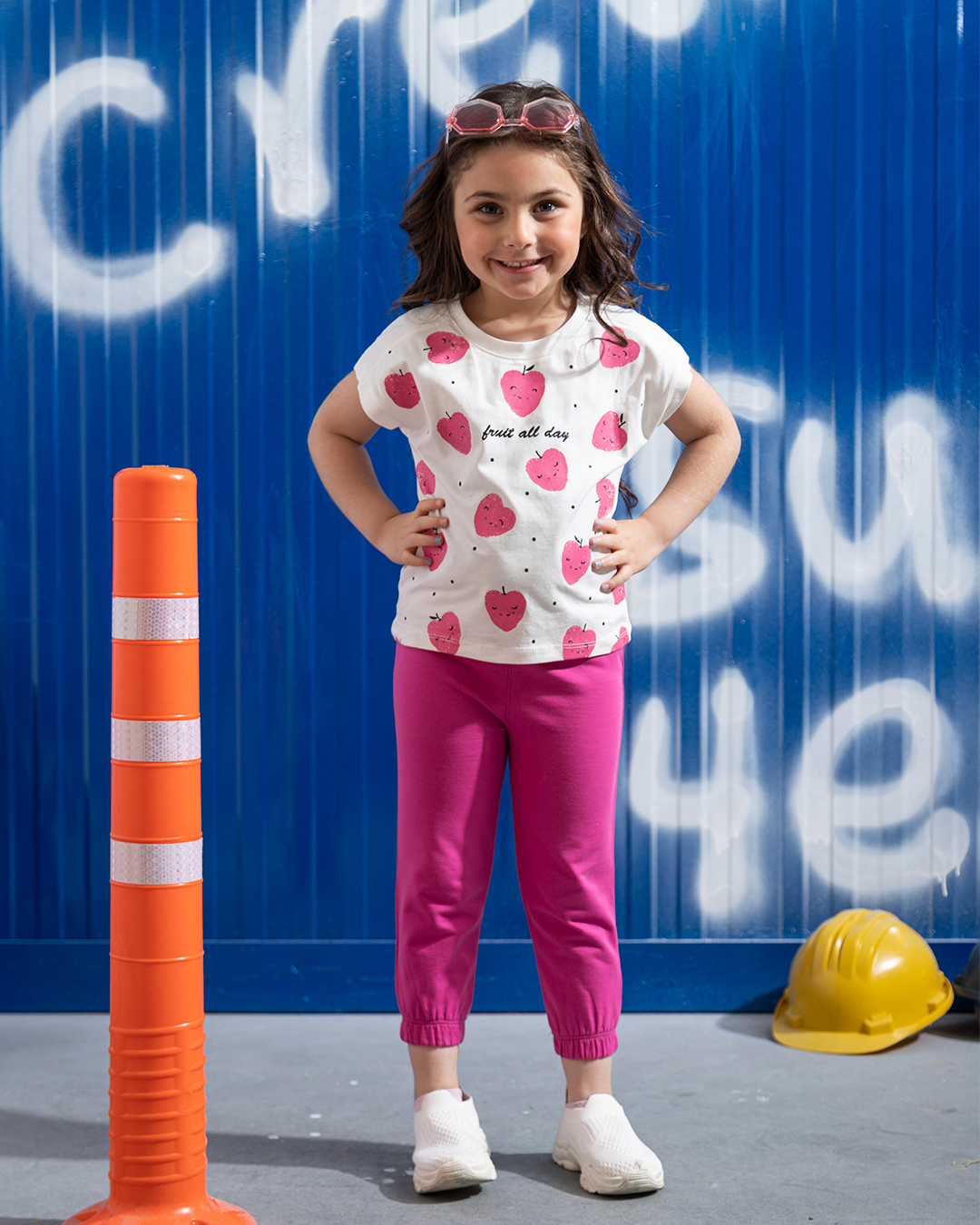 Fruits all day baby girl pajamas