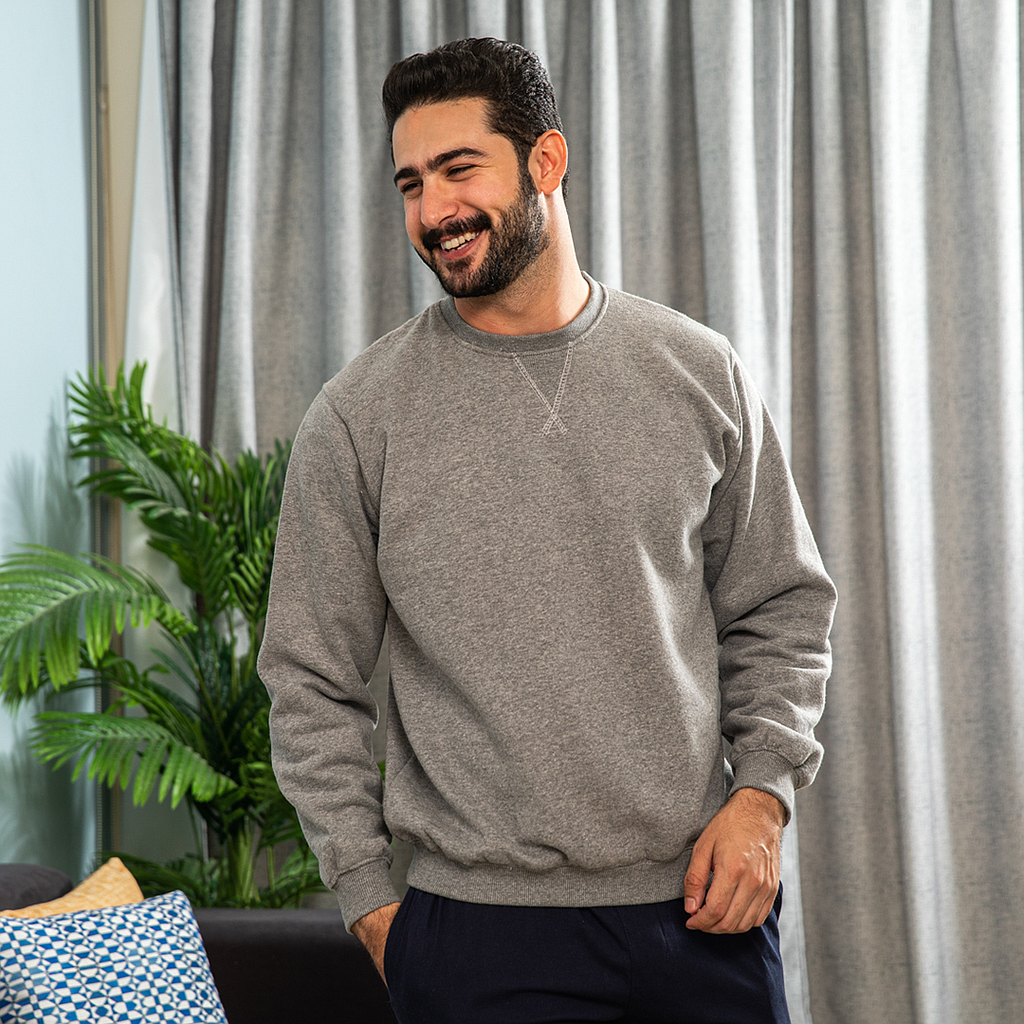 Round neck sweatshirt