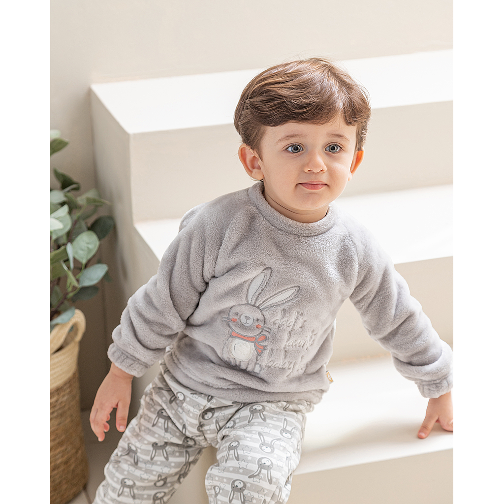 Bunny بيجامة ولادي بولار