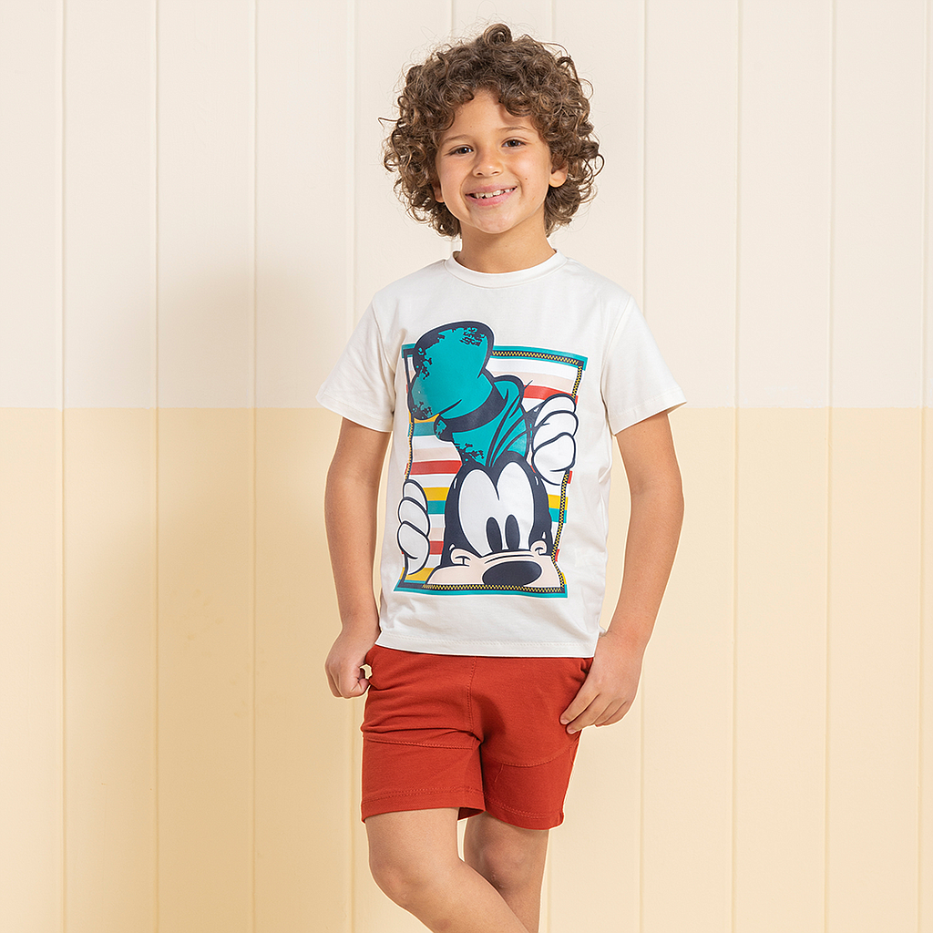 Dog goofy, my boys' pajamas, half sleeves, shorts
