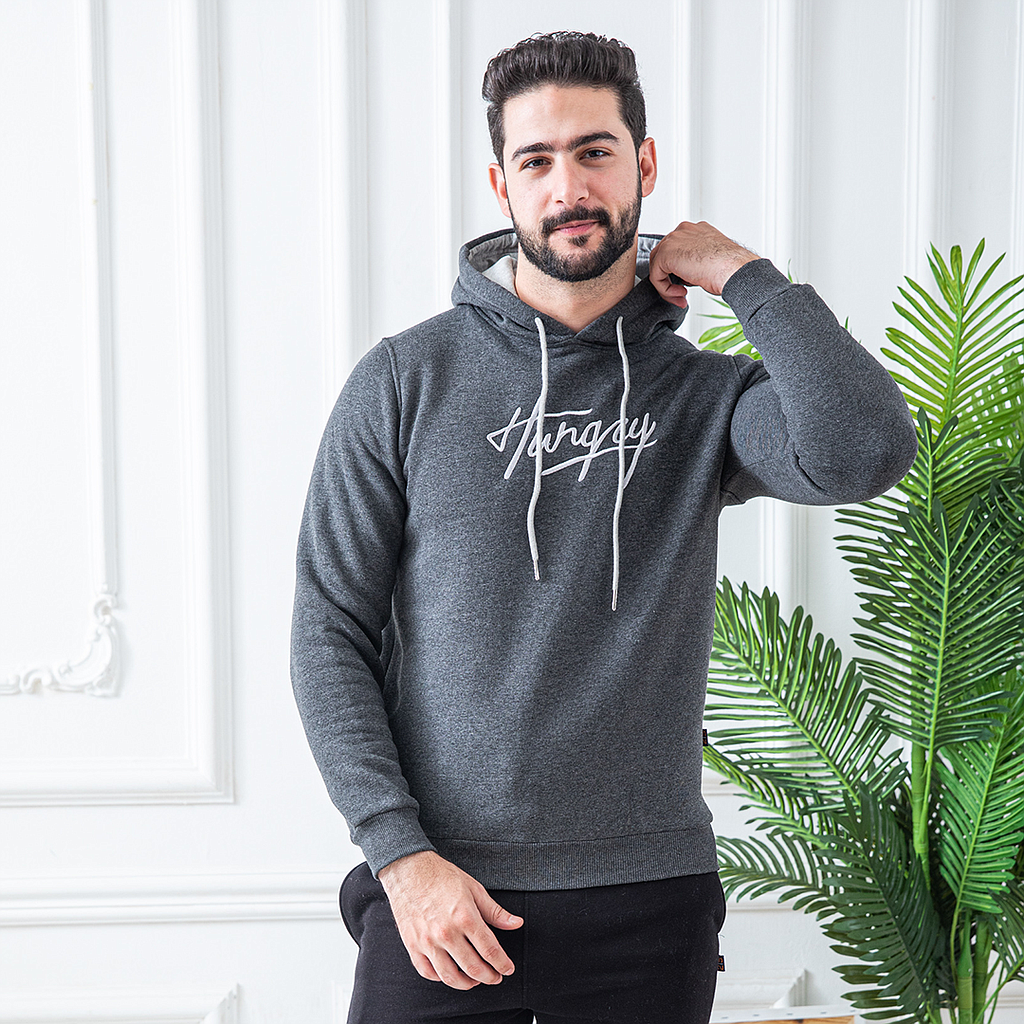 Men's sweatshirt with a cabochon