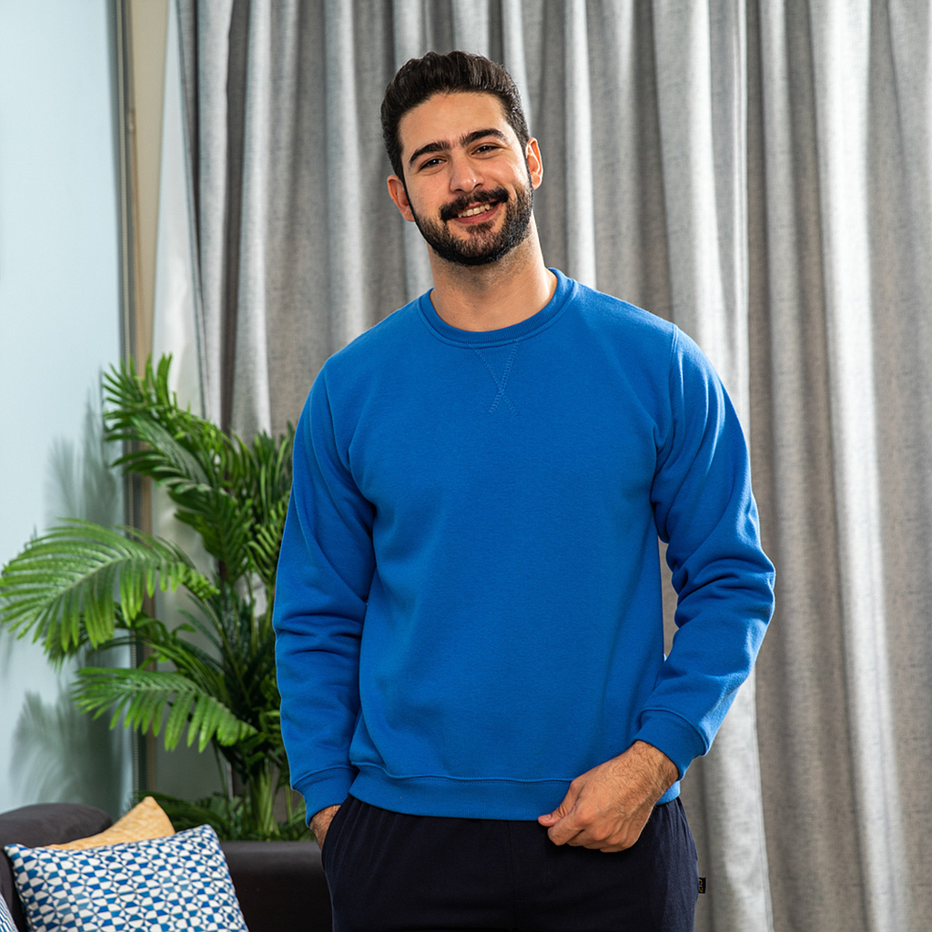 Round neck sweatshirt