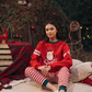 Santa is my holiday alarm Women's Christmas Pajamas