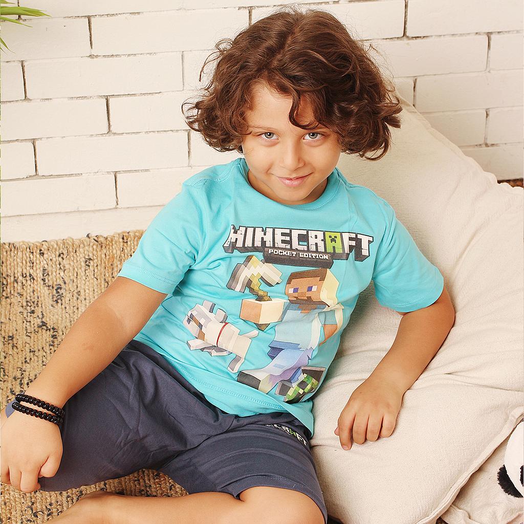 My boys minecraft pajamas 