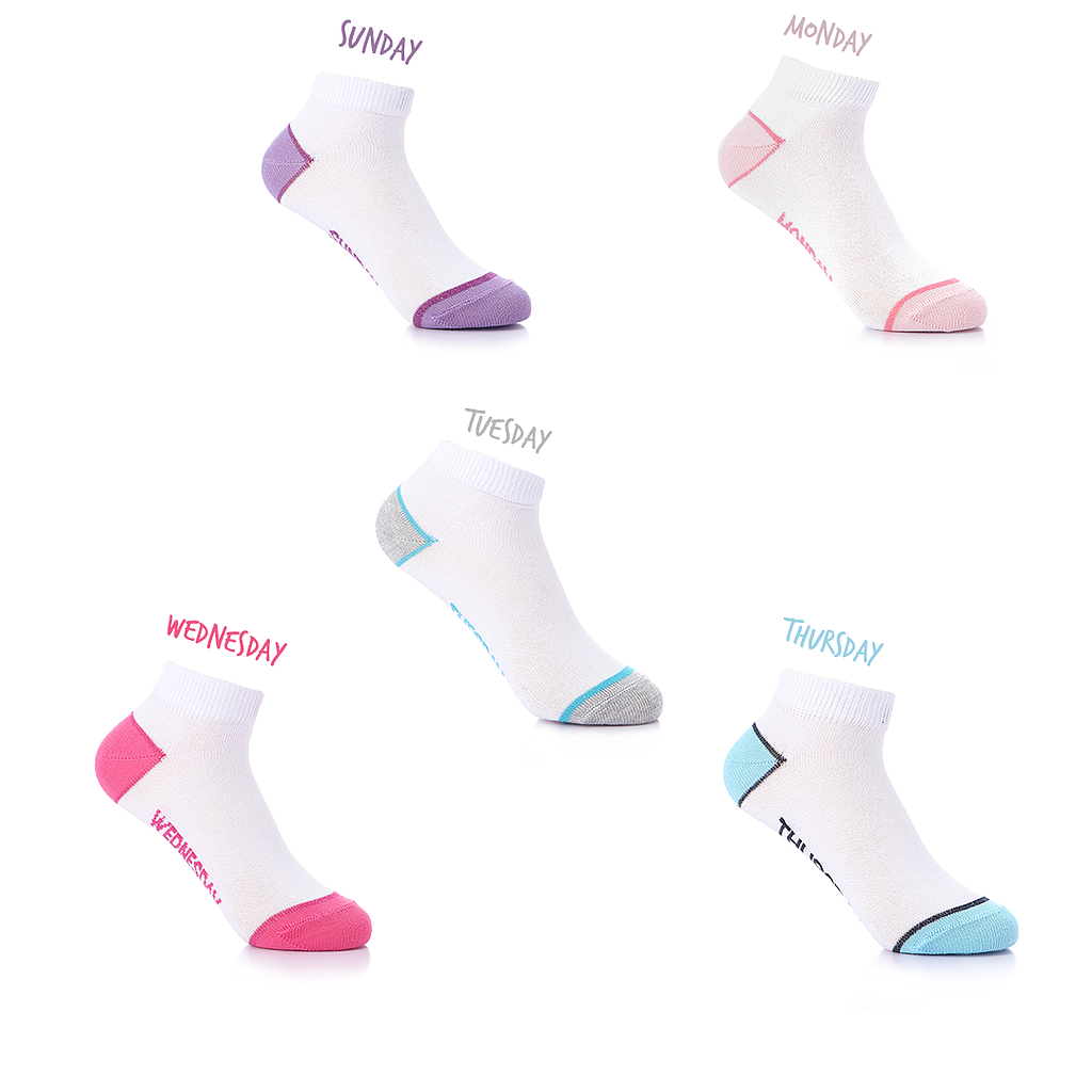 Pack of 5 girls' socket syrup