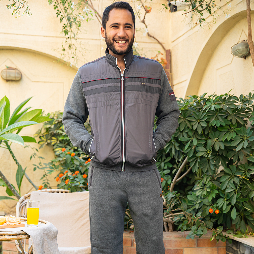 Tring with a zipper for men 