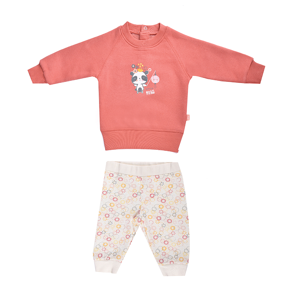 Panda girls' pajamas