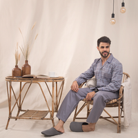 بيجاما صوف كروهات شريط ع الجيب